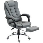 Pu Leather Executive Chair With Footrest