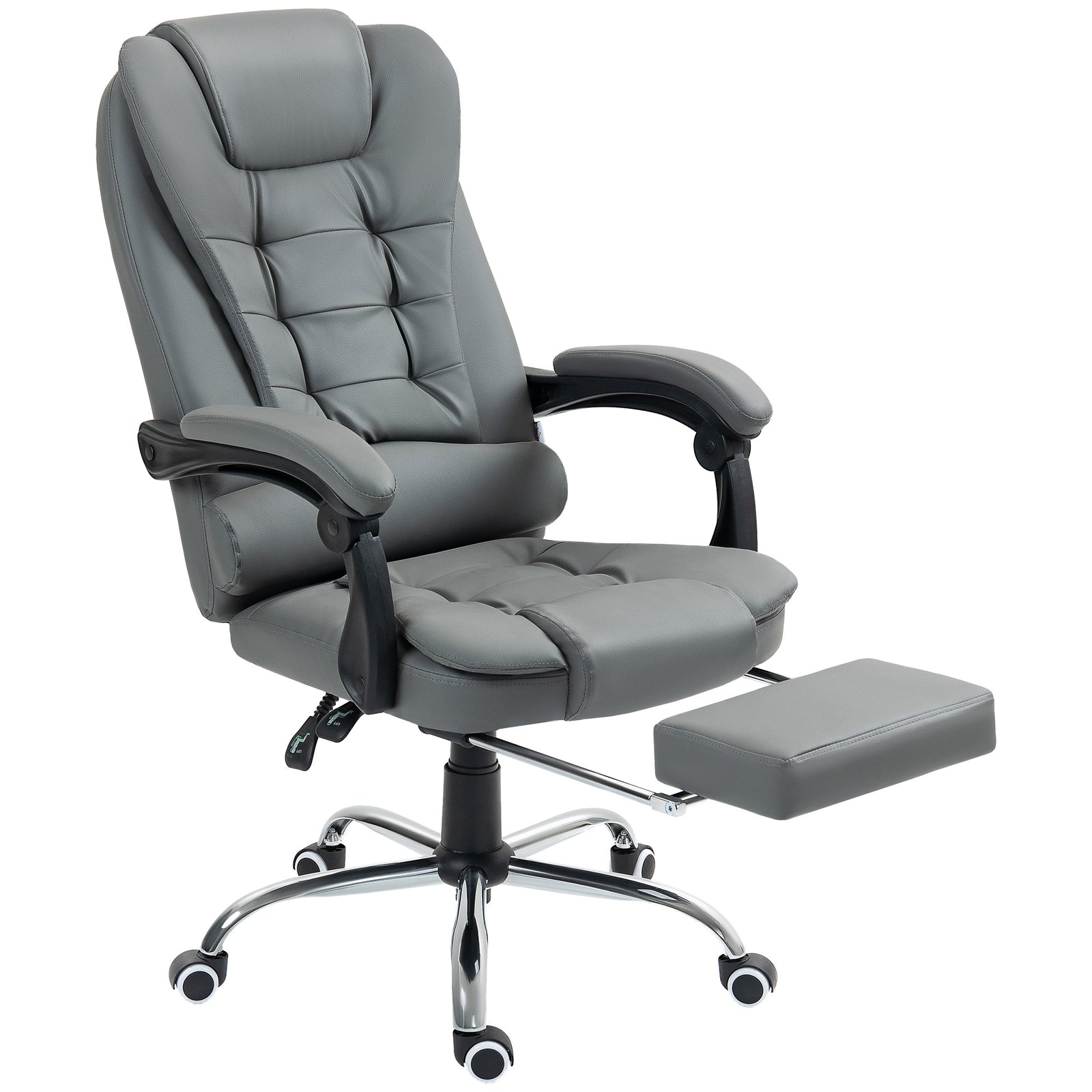 Pu Leather Executive Chair With Footrest
