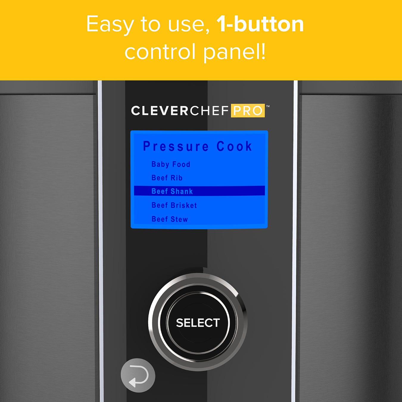 CleverChef Pro - Digital Pressure & Multi-function Cooker 5.7L | 5.7l