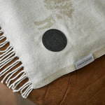 Ram Faux Cashmere Large Throw | White