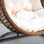 Henley Double Swing Egg Pod Chair | Cream