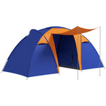 Large Camping Tent W/ 2 Bedroom, Living Area, Awning For 4-6