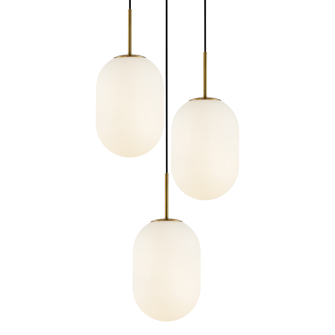Pendant Light Alias Gold 3xe14 Circle