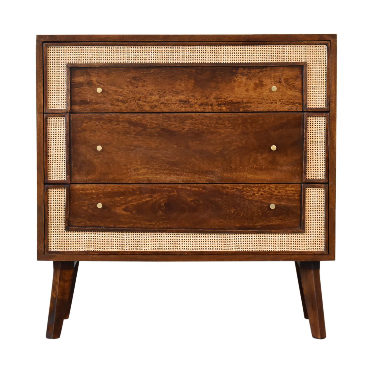 Solid Mango Wood Close-knit Chestnut Chest