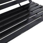 Outdoor Garden Metal Wood Bench
