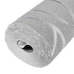 Smoke Grey 3d Stripe Non Woven Wallpaper Roll 950cm