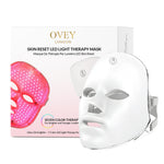 Ovey London LED Facial Beauty Mask 7 Color Light Therapy For Skin Wellness, Calming Support, And Radiance Enhancement