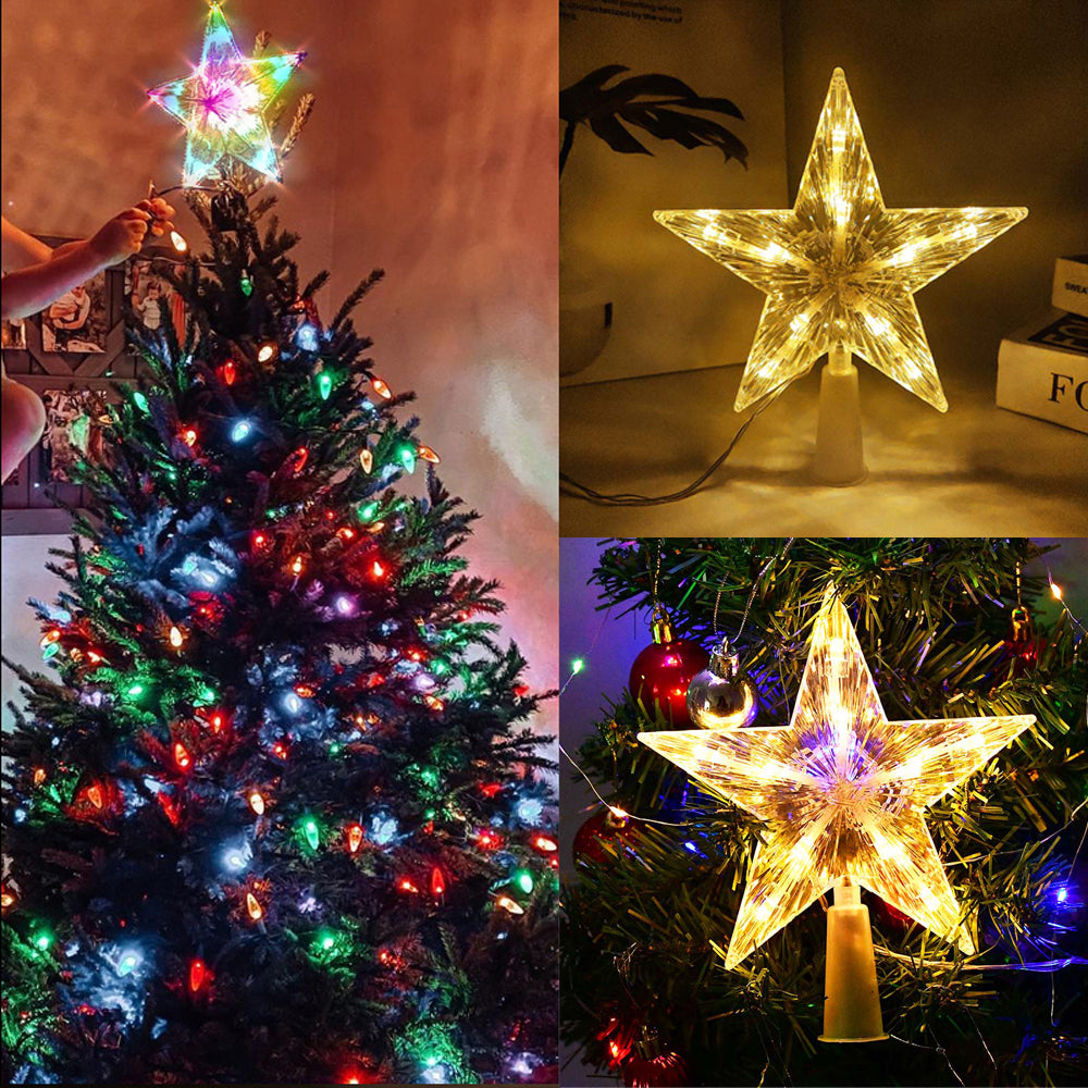 Christmas Led Star Tree Topper