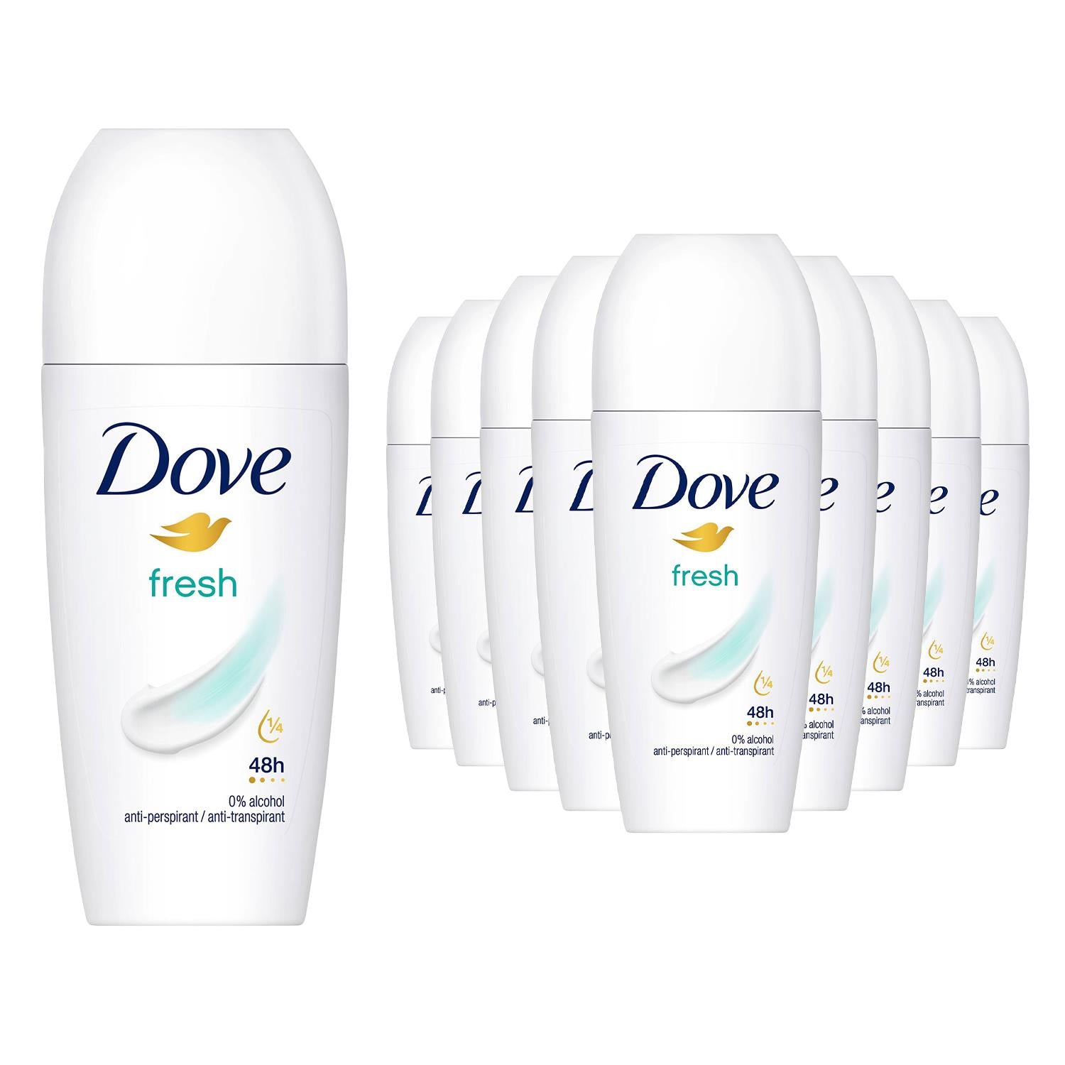 Fresh Roll On Antiperspirant Up To 48h Of Sweat & Odour Protection, 12x50ml