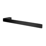 Aluminium Towel Rail Wall Mounted Bathroom Storage Organiser | Single | Black