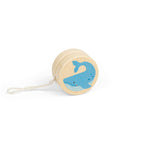 Wooden Wildlife Yo-yos (whale & Croc)