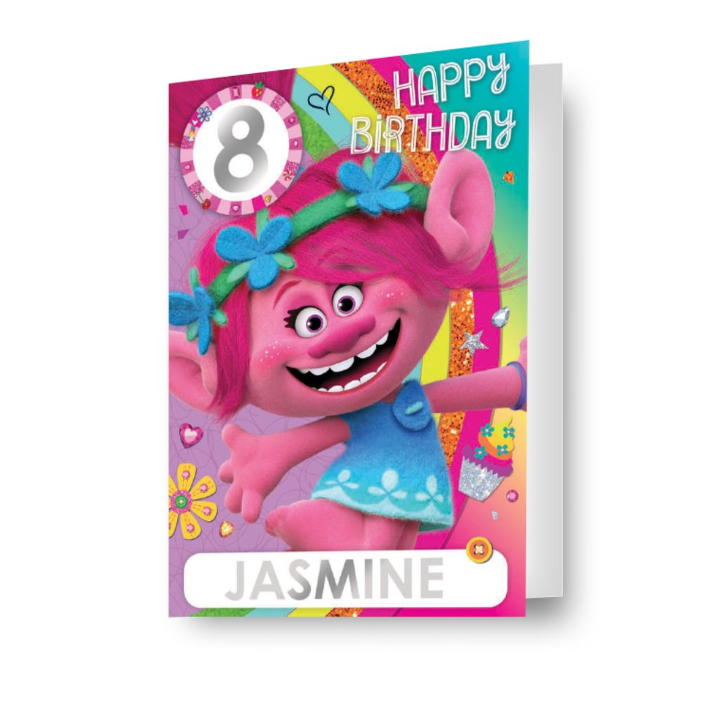 Personalise Birthday Card With Sticker Sheet Official Product