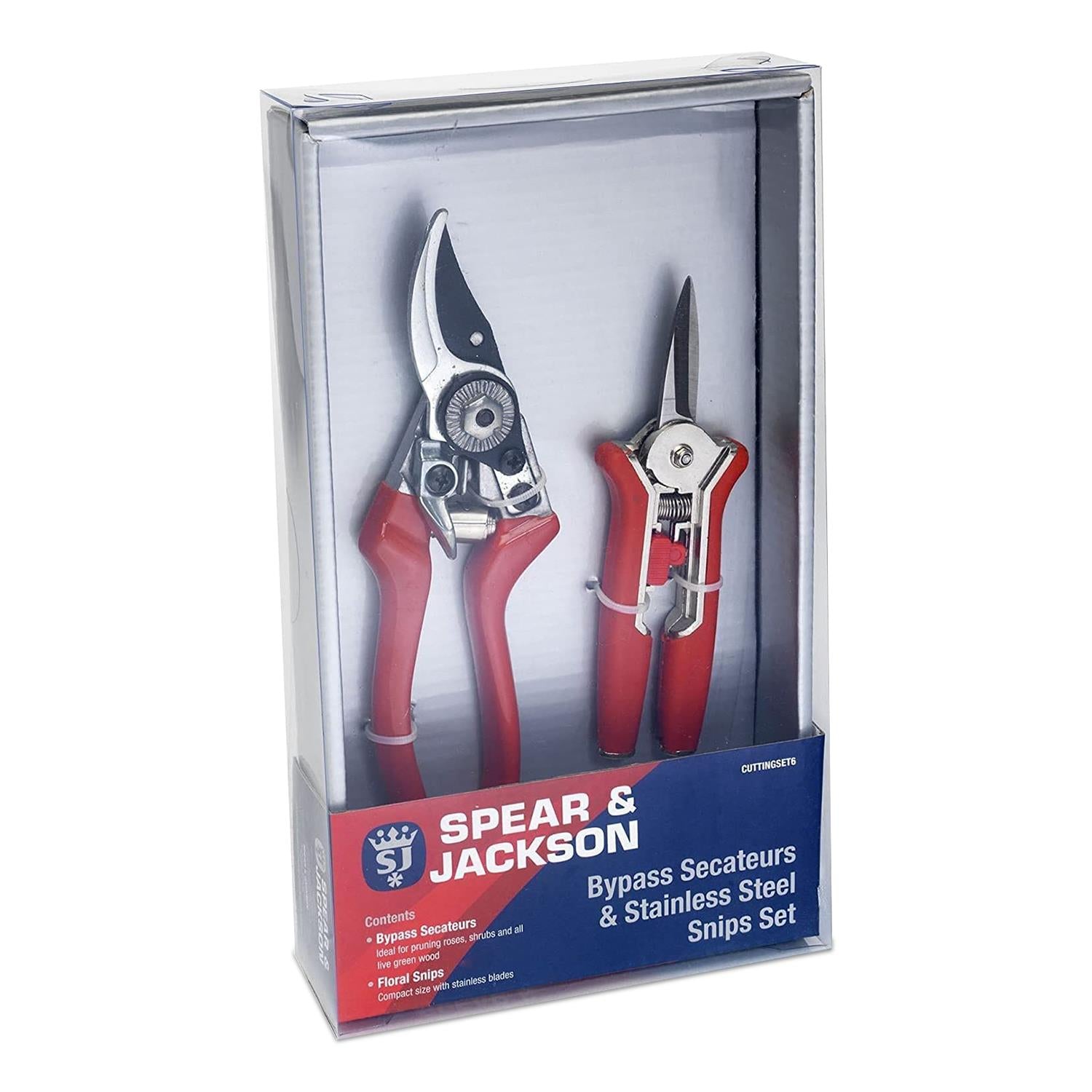 Gift Set Of Secateurs & Mini Snips Garden Hand Tools
