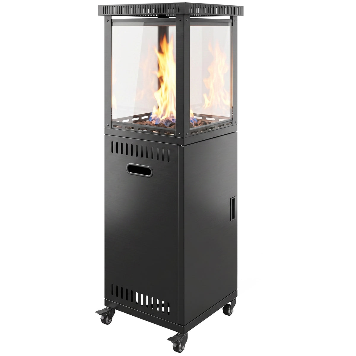 Gas Patio Heater, 13 Kw Portable Propane Outdoor Heater, Black