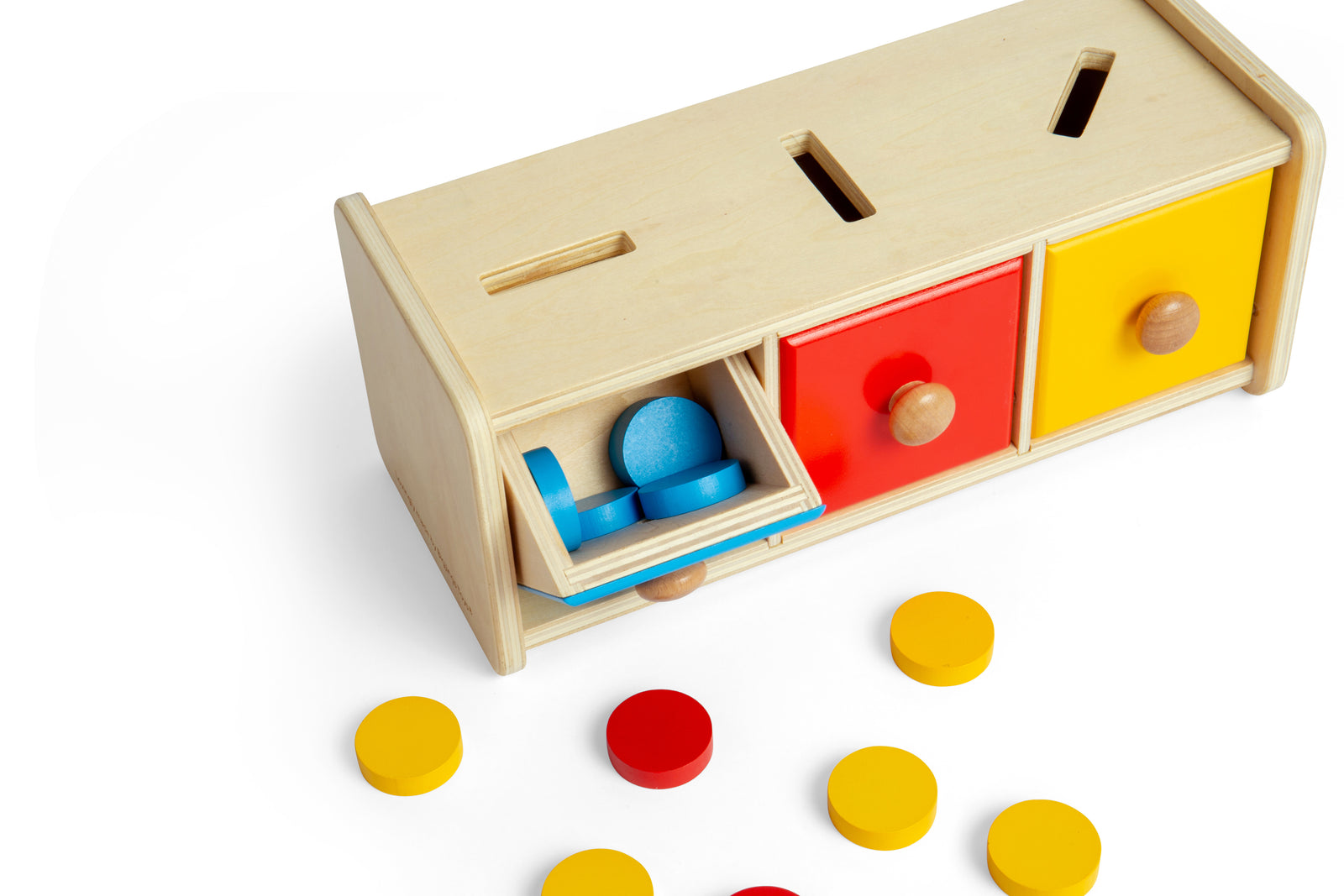 Bigjigs Toys Wooden Montessori Token Sorter