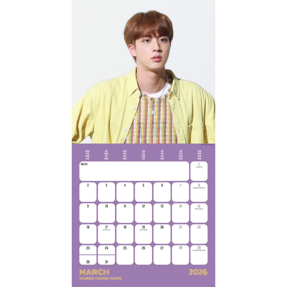 2026 Square Calendar (multi-language) Official Product