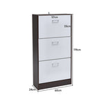 Wooden Shoe Rack Drawer, 3 Layer Dump Shoes Shelves