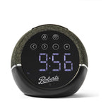 Zen Dimmable Analogue Radio Clock With Usb Charging | Black