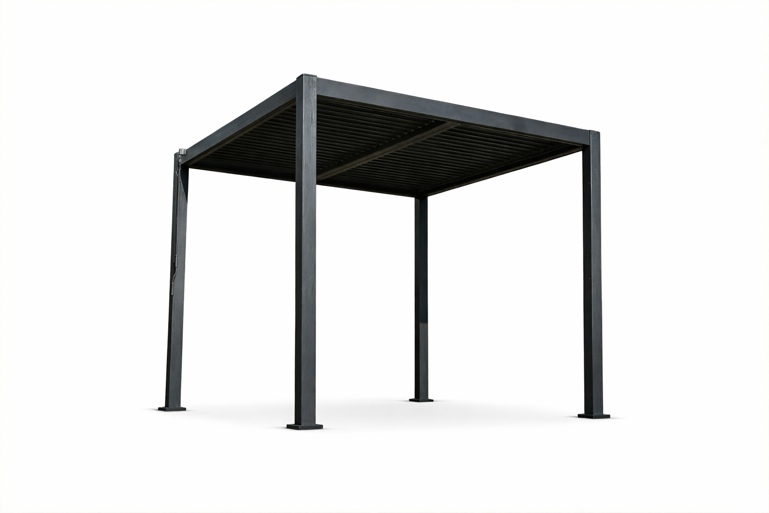 3m X 3m Aluminium Pergola With Manual Louvre Roofing