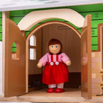 Bigjigs Toys Wooden 'cobblestone' Farm Playset, Removable Roof Panels