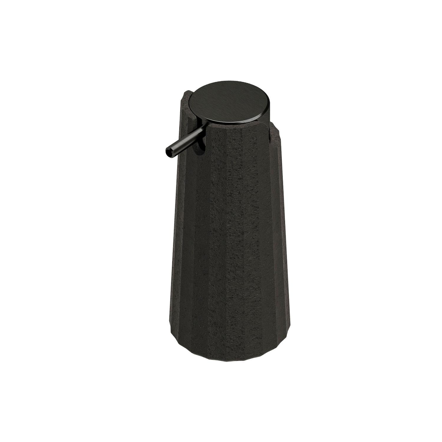 Soap Dispenser, 200ml , Black, Recycled Materials, Avenir Collection