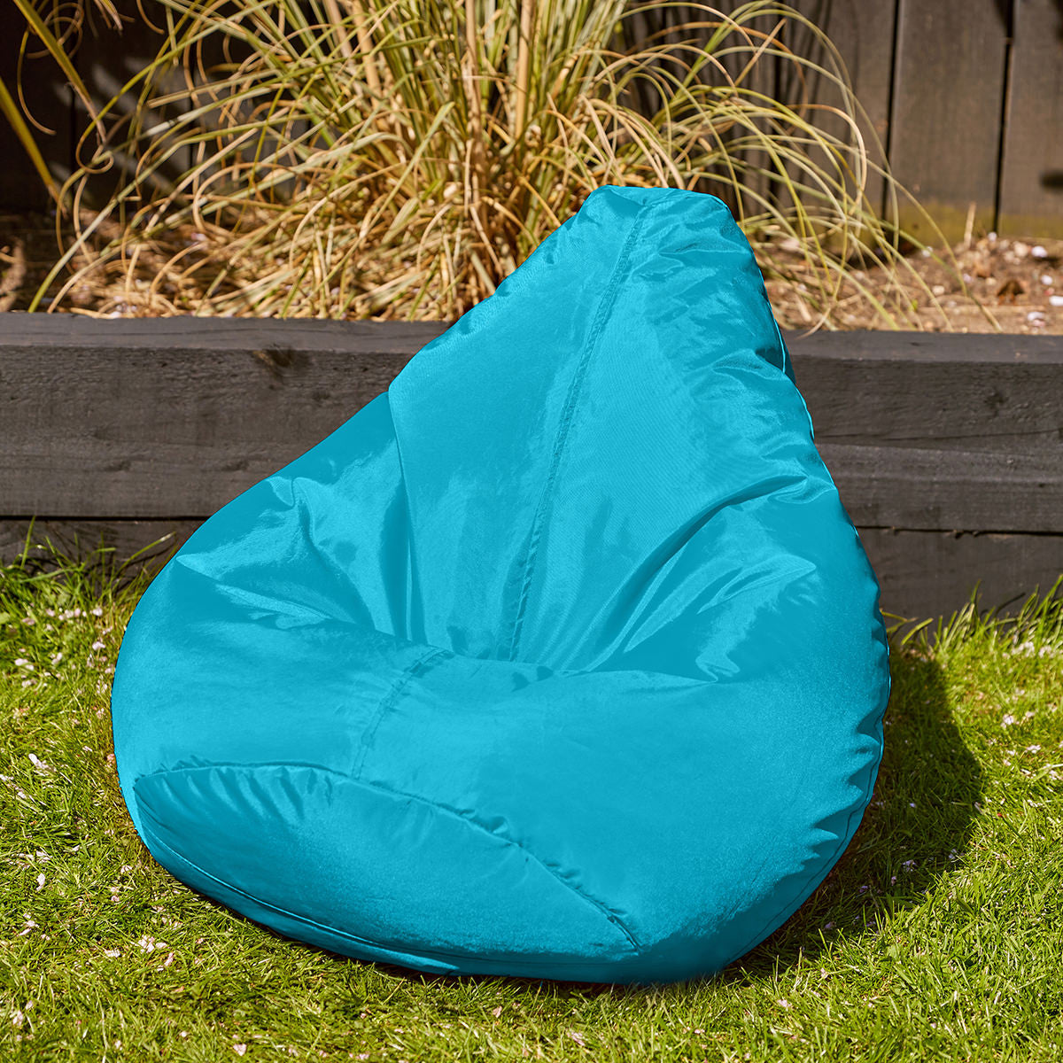 Kids High Back Bean Bag Chair | Aqua
