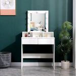 Makeup Dressing Table With Lighted Mirror