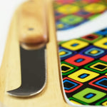 Miss Smarty Pants Serving Board Set With Knife | One Size | Mixed