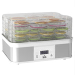 5 Tier Food Dehydrator 245w For Drying Fruit Meat Vegetable | One Size | White