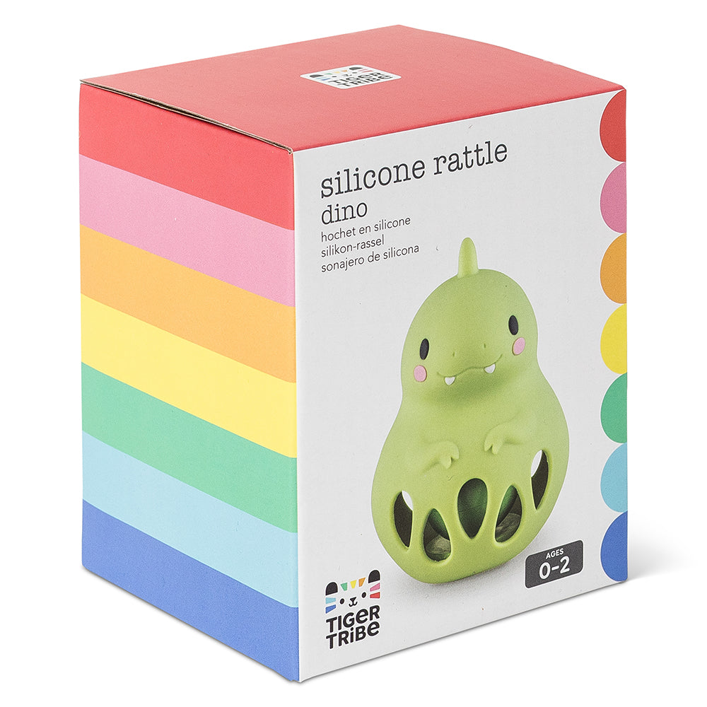Silicone Dinosaur Rattle For Babies