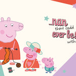 Peppa Pig Birthday Card, Happy Birthday Nan Official Product