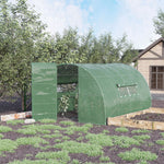 Reinforced Polytunnel Greenhouse 4x3m