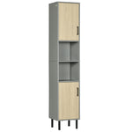 Tall Bathroom Storage Cabinet, Slim Floor Cabinet