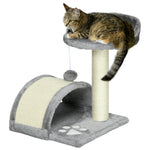 Cat Tree Kitten Scratching Scratcher Cosy Sisal Home Play Rest Activity | Gray
