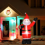 8ft Lighted Christmas Inflatable Santa Claus Gift Bag