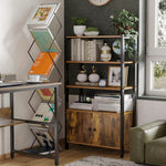 Multifunctional Bookshelf Storage Cabinet With Shelves