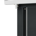 7.3x4ft Heavy Duty Outdoor Metal Garden Shed Lockable Weatherproof Storage Shed For Patio Or Backyard