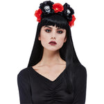 Skull Roses Headband