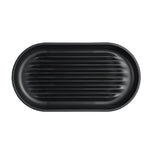 Recycled Soap Dish - Designed to help dry soap quickly - Easy to clean - Made in the UK | Graphite Black