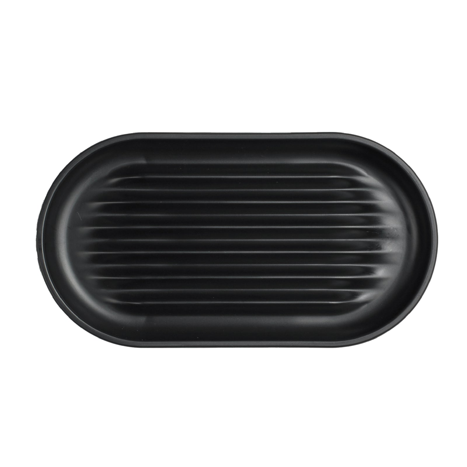 Recycled Soap Dish - Designed to help dry soap quickly - Easy to clean - Made in the UK | Graphite Black
