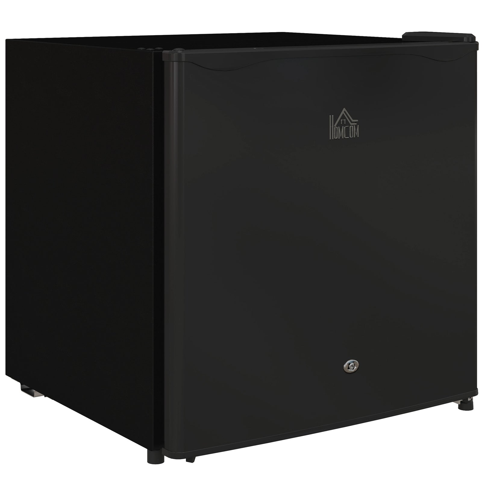 46l Counter Top Fridge Mini Fridge With Lock Chiller Box | One Size | Black