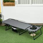 Folding Sun Lounge W/ Reading Hole