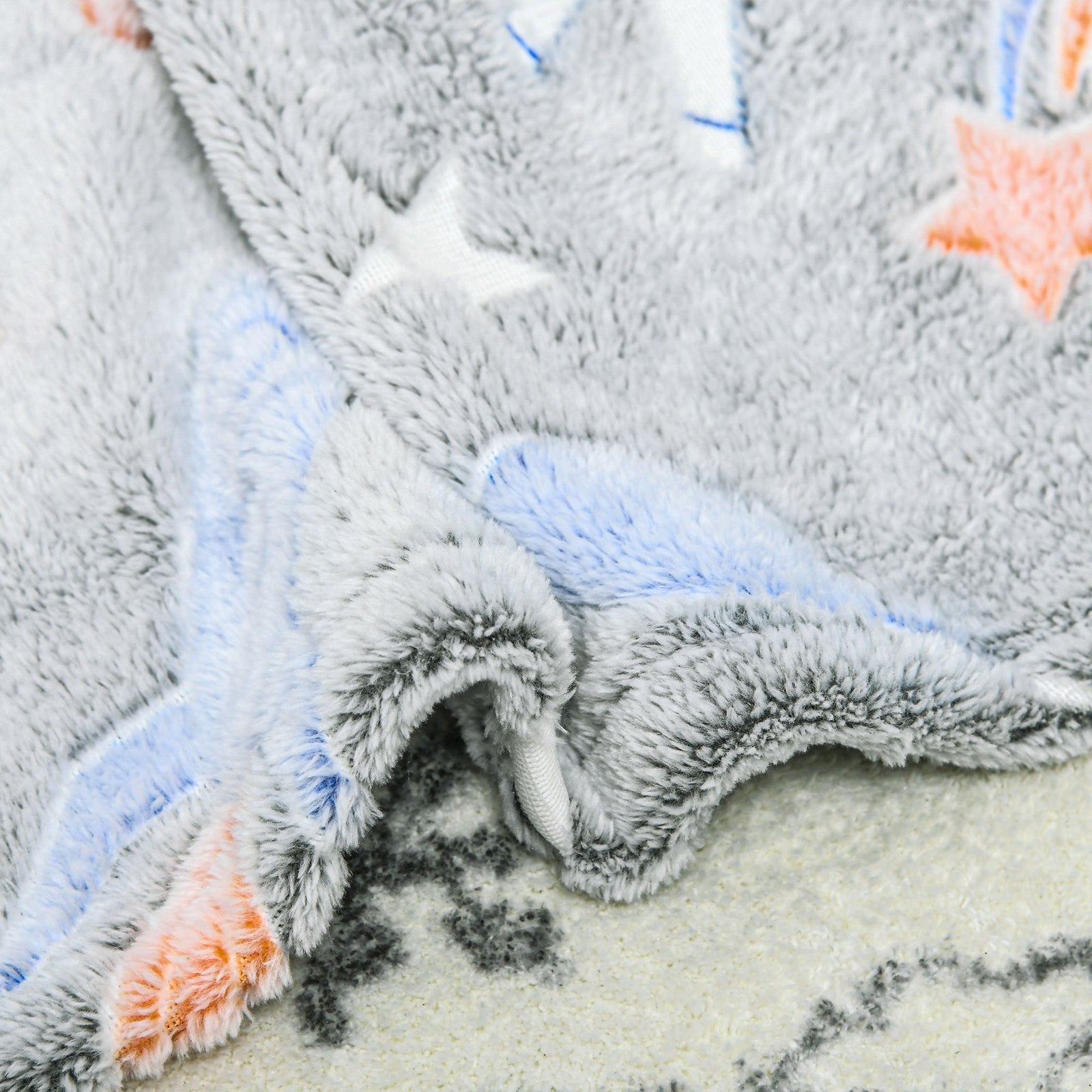 Flannel Fleece Blanket Double Size Glow In The Dark | Double | Pink