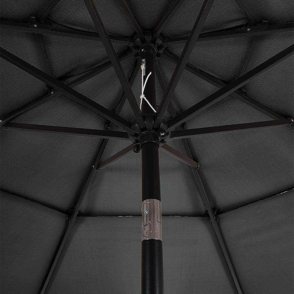 Outdoor 3-tier Umbrella With Crank And Tilt Without Base | One Size | Dark Grey