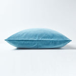 Luxury Cotton Velvet Cushion Cover | 60cm x 60cm | Blue