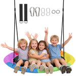 AIYAPLAY Nest Swing Heavy Duty 300kg Waterproof 120 Cm Rainbow