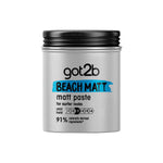 Beach Matt Texturising Matt Paste, Medium Hold, Silicone Free, 100 Ml (3 Pack)