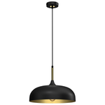Pendant Lamp Lincoln 1xe27 35cm | 35cm | Black