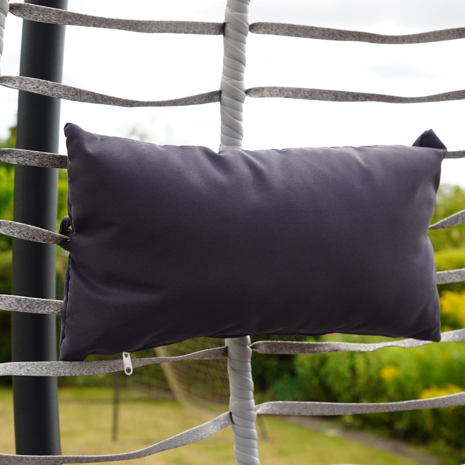 Wilton Hanging Swing Single Egg Pod Chair | One Size | Dark Grey