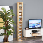 Set Of 2 Cd Storage Units With Adjustable Shelves | One Size | Natura